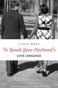 Having a successful marriage takes work. Knowing your husband's love language and giving him what he needs will in turn give you what you need.