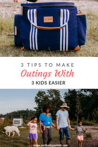 When people look at three child families, they are often met with judgement. Here are a few tips to make outings with 3 kids manageable & enjoyable.