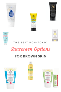 As the weather heats up, finding non-toxic sunscreen options for brown skin is tough. Most sunscreen leave a white residue. Here is a great list!